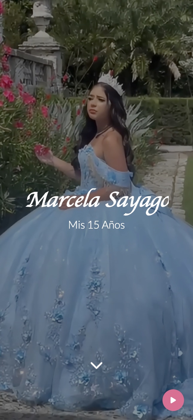 Quinceañera invitation