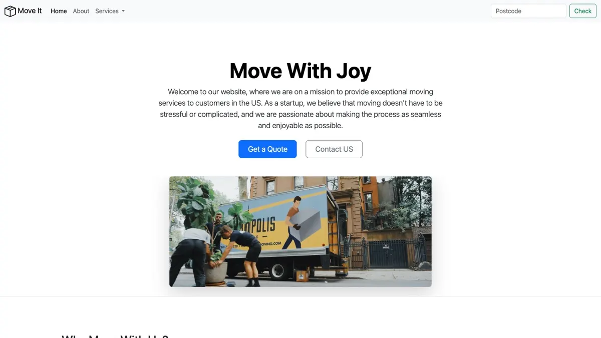 Move With Joy — Website