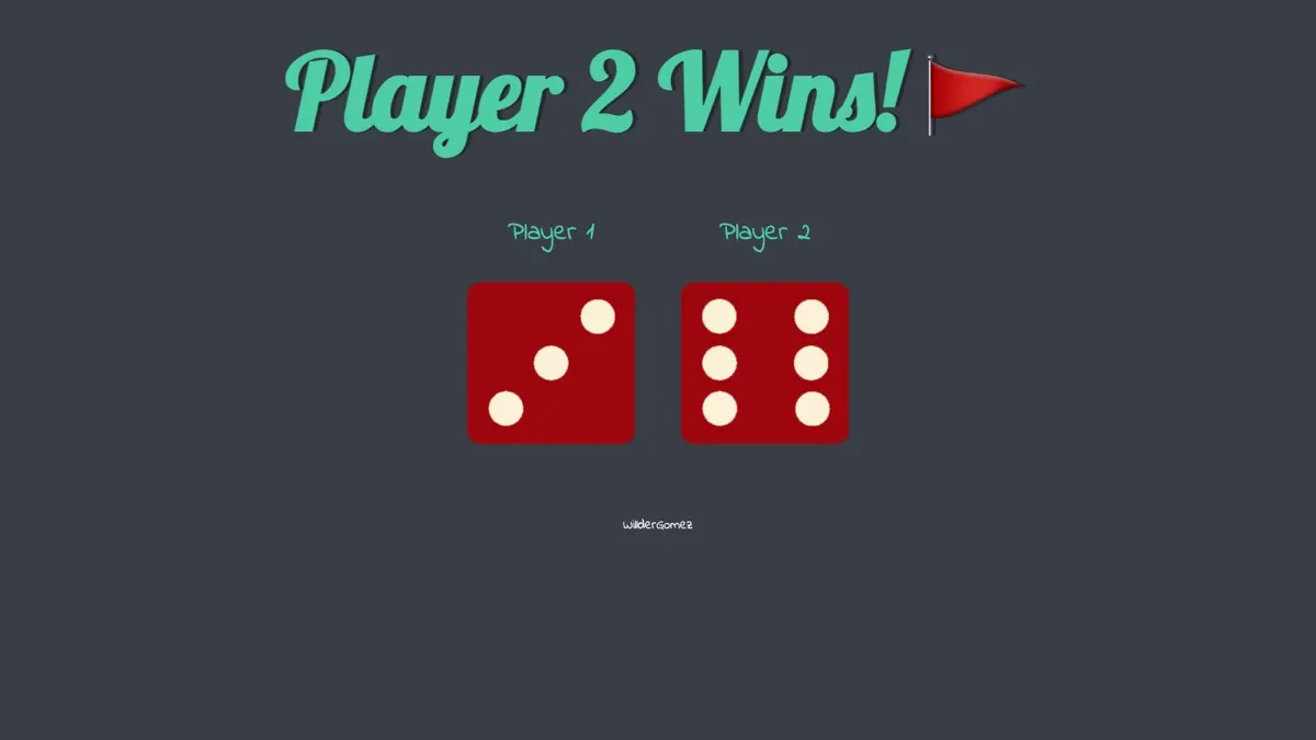 Dice Game — Web game