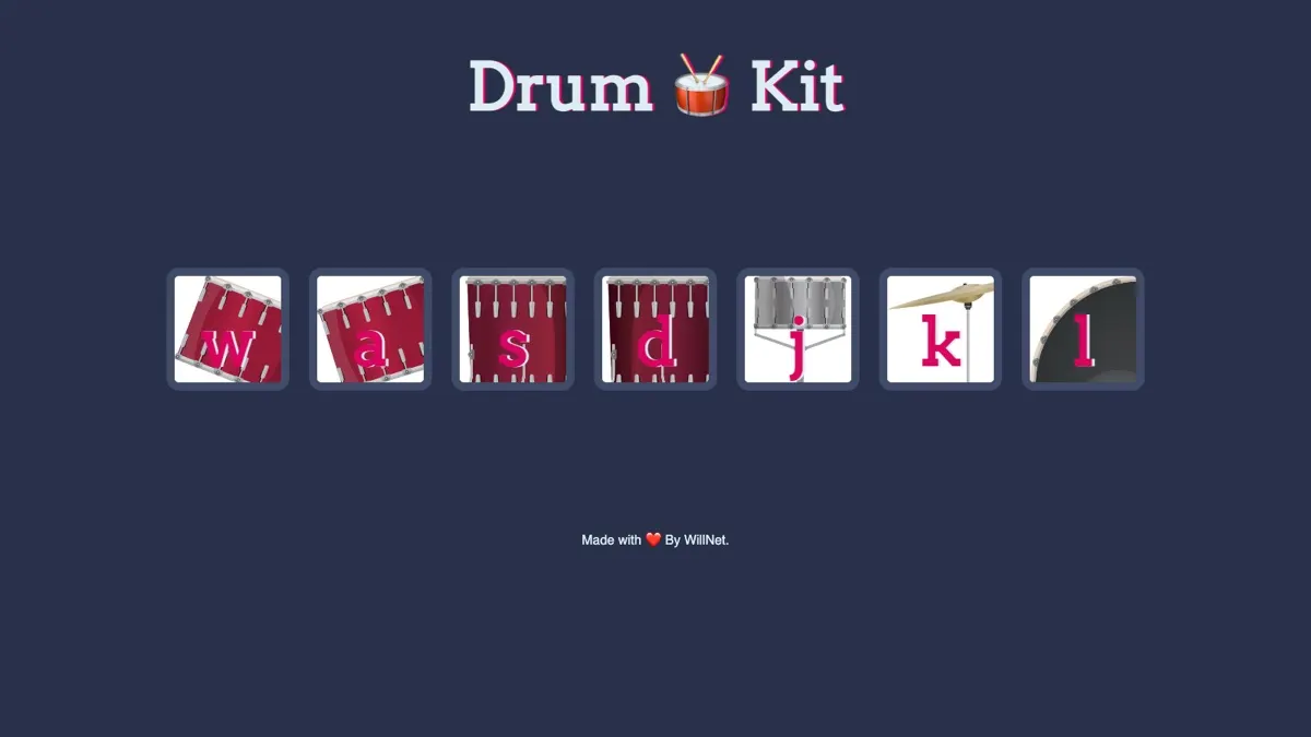 Drum Kit — Web game